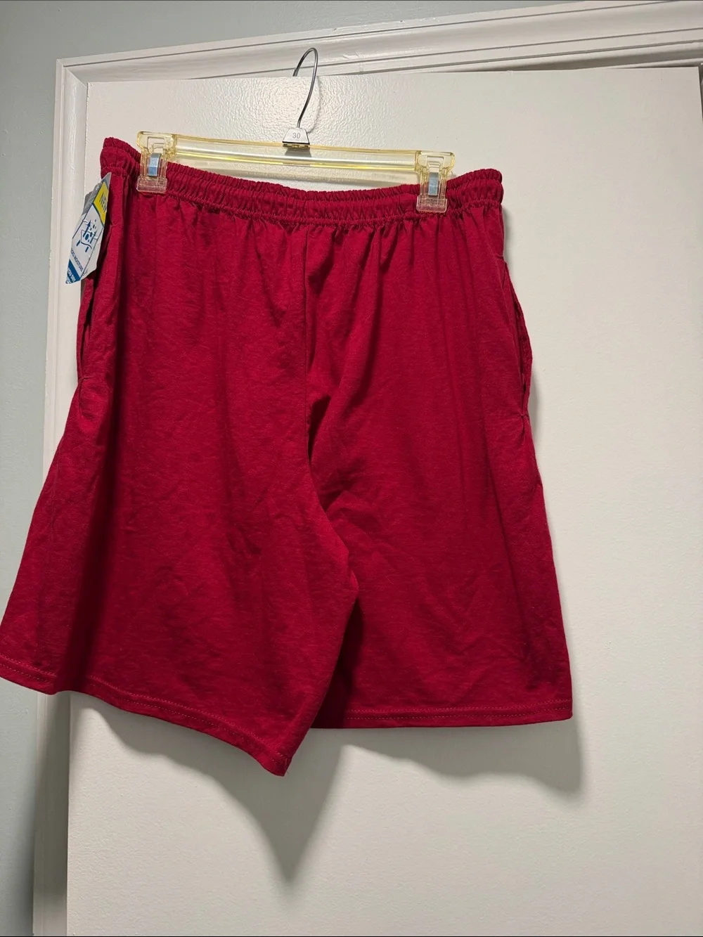 Men's Athletic Performance Shorts in Deep Red